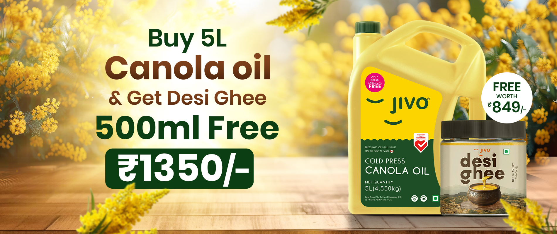 Canola& Ghee offers