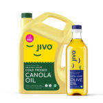 Jivo Canola Oil 5L and Jivo Extra Light Olive Oil 1L | Combo
