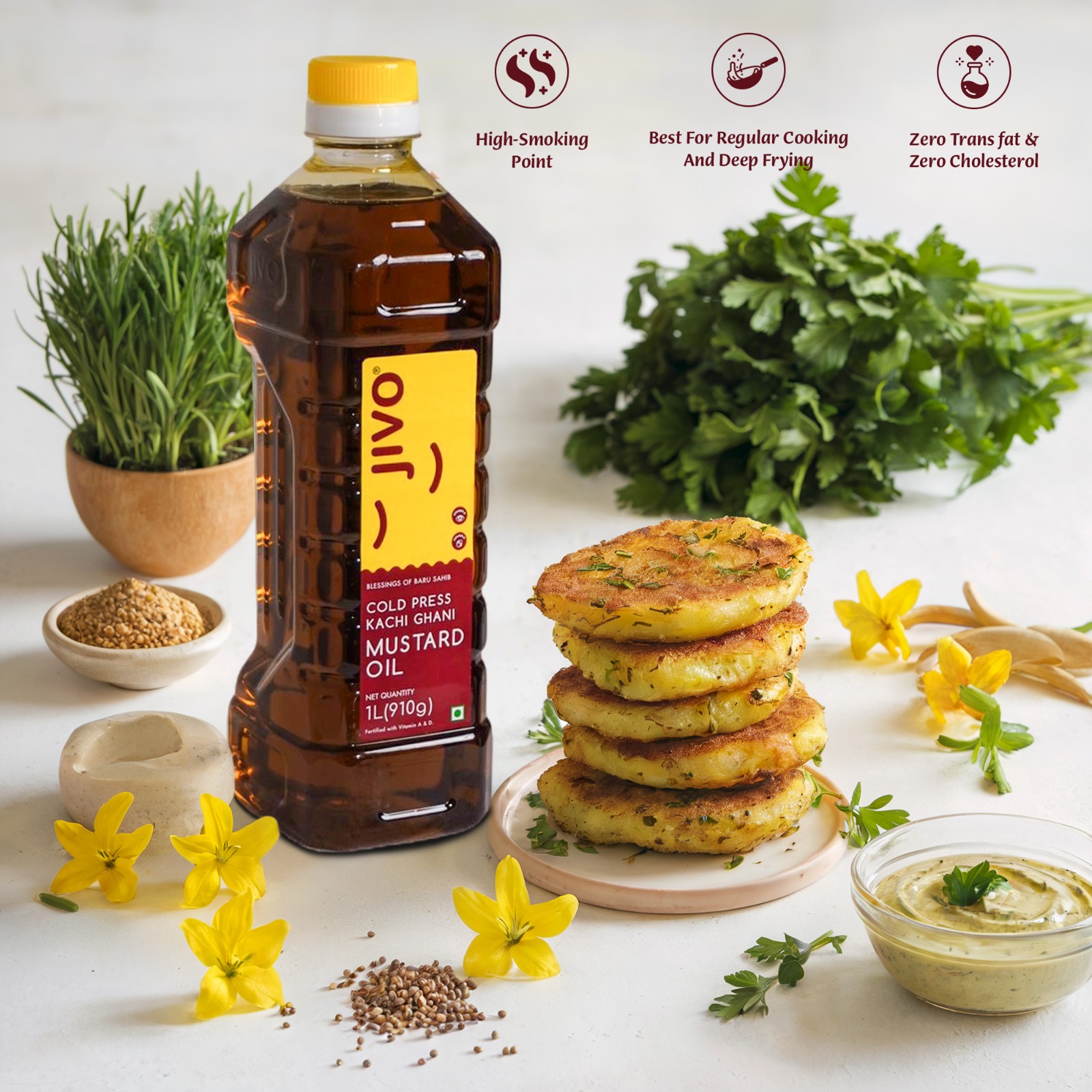Jivo Kachi Ghani Mustard Oil