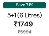 5+1 (6 Litres)